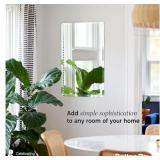 New Framless16" x 24" Beveled Wall Mirror. Hang