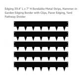 Metal Edging for Landscaping, 10-Pack Landscape
