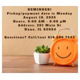 Payment & Location Info