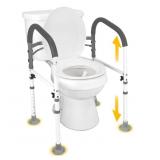 New Toilet Safety Rails, Adjustable and Foldable