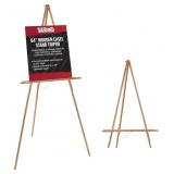 New  64" Wooden Easel Stand - Adjustable A-Frame