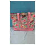 (XL) Matilda Jane Floral Tote Handbag with snap