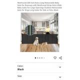 37" T x 200" W Retractable Baby Gate w/