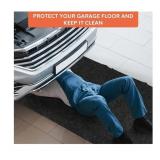 105" x 83" Oil Spill Mat for Garage Floor,