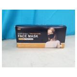 50 Ct Disposable Face Masks, Black