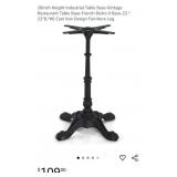 NEW 28" Tall Industrial Table Base Only-Vintage