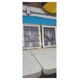 2 Pk 14" x 18" Gold Picture Frames w/ Mats*1