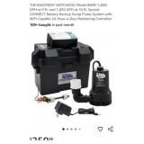 NEW THE BASEMENT WATCHDOG Battery Backup Sump