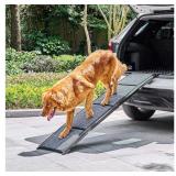 New Dog Ramp for Car, 63" Folding Pet Ramps for