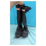 Hunter Size 8 Rubber Boots( Right Boot is