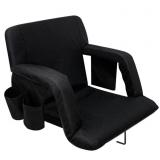 New Stadium Seat with Back Support, Wide Bleacher