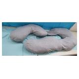 56" U-Shaped Maternity/Body Pillow w/ Washable