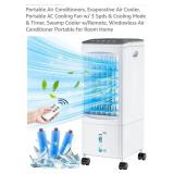 Portable AC Cooling Fan w/ 3 Spds & Cooling Mode