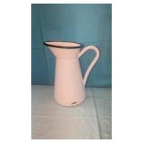 Black & White Porcelain Pitcher 11.5" Tall