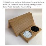 NEW Bamboo Go Game Board Set, Foldable