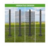 NEW 10 Pk Metal 3ft "T Post" for Wire Fencing,