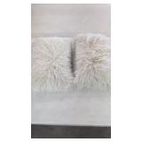 Pair of Shaggy Pillows