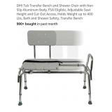 DMI Tub Transfer Bench & Shower Chair w/ Non Slip