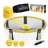 New Outdoor Beach Ball Game Includes 2 Balls, Net