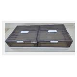 New Under Bed Storage,2 Lids,on 6 rollers,slides