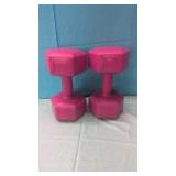 Pair of 10Lb Hex Dumbbells