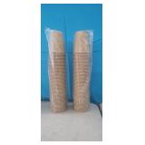 NEW 100Ct - 8 oz Hot/Cold Disposable Paper Cups,