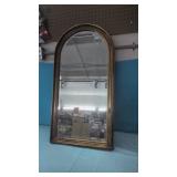 Estate..18" x 35" Beveled Wall Mirror ( Gold)