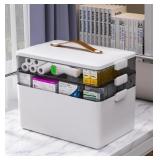 New 3-Tier Medicine Storage Box Cabinet, Empty