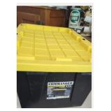 27 Gallon Black & Yellow Commander XXL  Tote