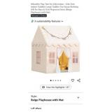 NEW Indoor Kids Play Tent w/ Floor Mat & Fairy