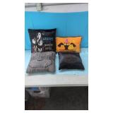 (4) Halloween Pillows