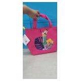 NEW Insulated Lunch Tote, Pink, Tropical Drink,