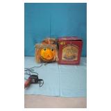 8 inch Fiber Optic Pumpkin (Works)