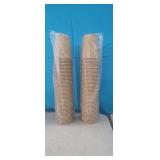 NEW 100Ct - 8 oz Hot/Cold Disposable Paper Cups,