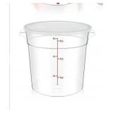 NEW 6 Qt Round Food Storage Container w/ Lid