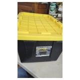 27 Black & Yellow 27 Gallon Commander Tote.