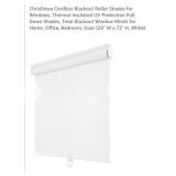 NEW Set of 2 - 20" W x 72" H Cordless Blackout