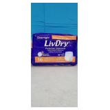 NEW 16 Ct Size Large Livdry Protective Underwear,