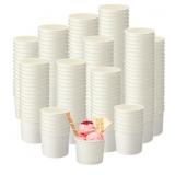Approx 395  5 oz White Ice Cream Cups for Party