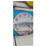 23"  Wood Sand Piper Wall Clock - *Needs Clock