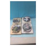 Estate (4) Collectors Plates with Boxes