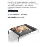 NEW Elevated Dog Bed, Cooling w/ Breathable Mesh,