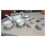 New Grace Tea Set with Tidbit Tray