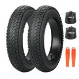 2 New MEGHNA Fat Bike Tires 16 inch Electric Bike