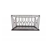 NEW Criss-Cross Wire Basket, Antique Black,