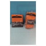 (2) Halloween Tablecloths  60" x 102"