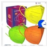 NEW 30 Ct KN95 Face Masks, Multicolor, Disposable