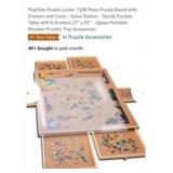 NEW 1500 Pc Puzzle Board w/ 6 Drawers & Plastic