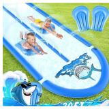 Growsly 20ft Slip & Slide Lawn Water Slide w/ 2