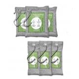 NEW 6 Pk Bamboo Air Purifying Bags w/ Activated